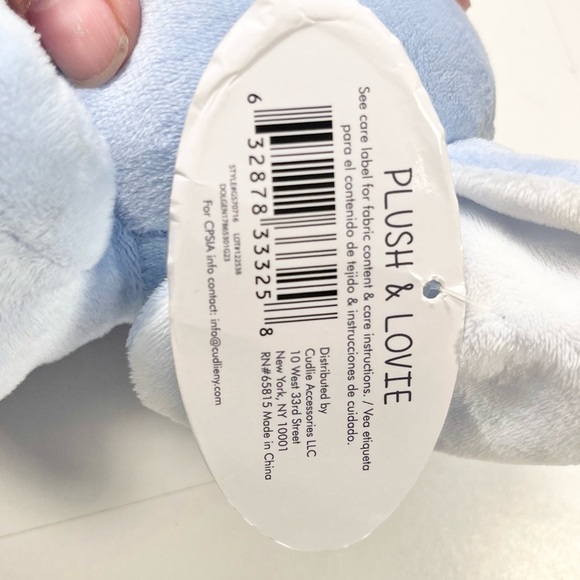 Plush and Lovie elephant security blanket plus lovey - Picture 2 of 6